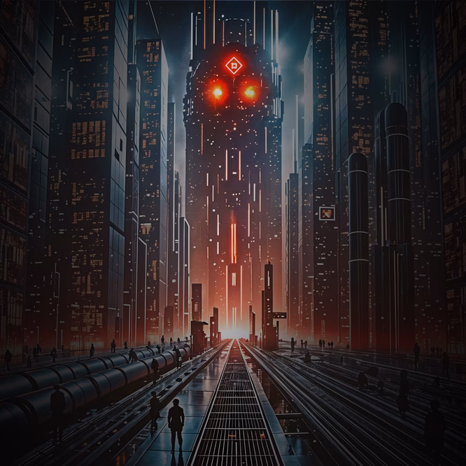 "Synthetic Overlord" Album-Cover
